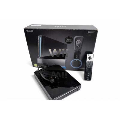 CONSOLA WII NEGRA CON ACCESORIOS | BILBOTRUKE TIENDA SEGUNDA MANO