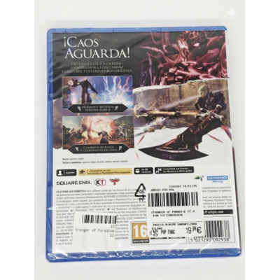 STRANGER OF PARADISE: FINAL FANTASY ORIGIN PS5 PRECINTADO