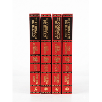 COLECCION EL CORSARIO DE HIERRO - 4 TOMOS 1970-77 - BRUGUERA