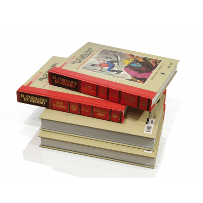 COLECCION EL CORSARIO DE HIERRO - 4 TOMOS 1970-77 - BRUGUERA