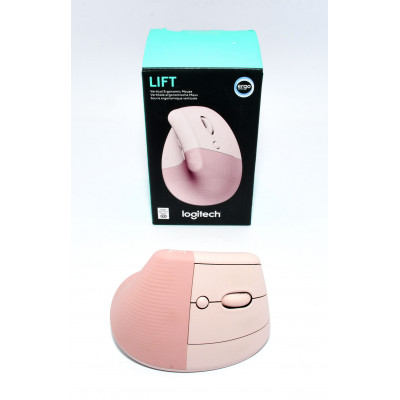 RATON LOGITECH LIFT ROSA