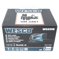 WESCO LIJADORA TRIANGULAR