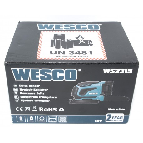 WESCO LIJADORA TRIANGULAR