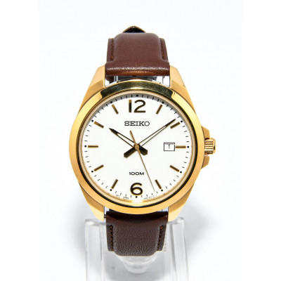 RELOJ SEIKO 100M DORADO