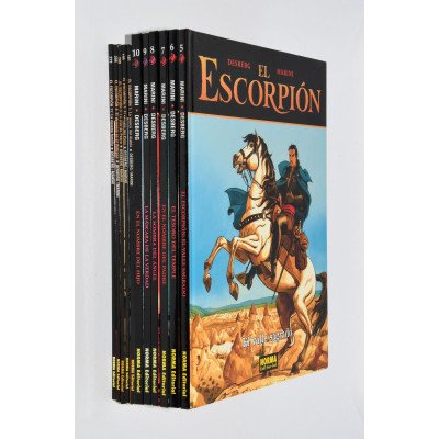 COLECCION COMPLETA EL ESCORPION  (11 TOMOS)