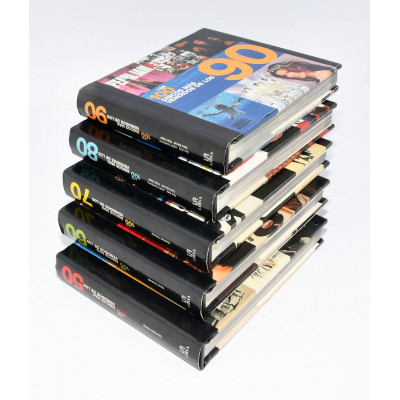 LOTE LIBROS LOS 100 DISCOS MAS VENDIDOS DE LOS 50-90