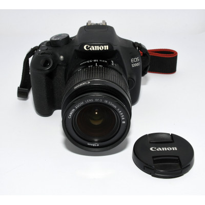 CAMÁRA REFLEX CANON EOS 1200D + F:18-55MM