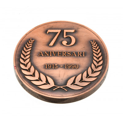 MEDALLA 75 ANIVERSARIO COMITE TERRIRORIAL ARBITROS CATALUNYA