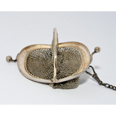 CARTERA MONEDERO DE PLATA