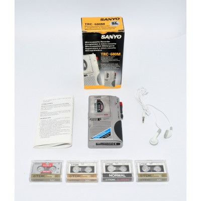 GRABADORA DE VOZ ANALOGICA SANYO TRC-680M