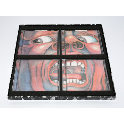 KING CRIMSON - IN THE COURT OF THE CRIMSON KING (AN OBSERVATION BY KING CRIMSON) (CD, ALBUM, RM + CD, ALBUM, MONO, RE, RM + CD,