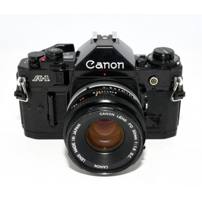 CAMARA ANALOGICA REFLEX CANON A1 + 50MM F:1.8 SC