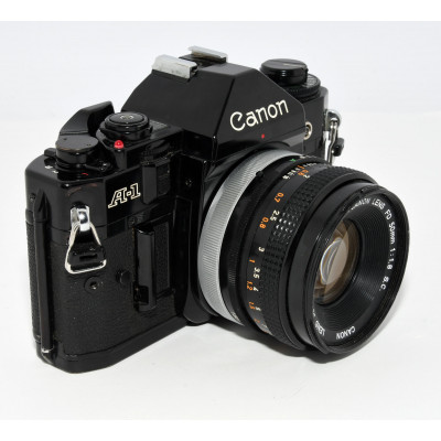 CAMARA ANALOGICA REFLEX CANON A1 + 50MM F:1.8 SC