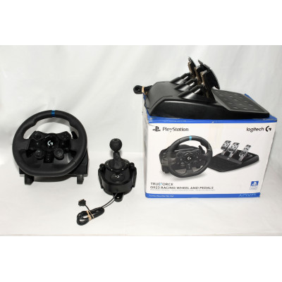 VOLANTE LOGITECH G923 + PEDALES + PALANCA DE MARCHAS