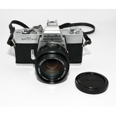 CAMARA ANALOGICA REFLEX MINOLTA SRT 303 + ROKKOR 50MM F:1.4