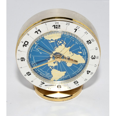 RELOJ DESPERTADOR WEHRLE WORLD TIME