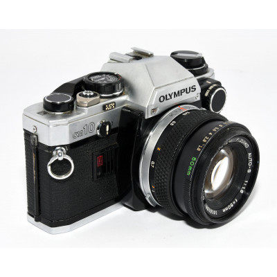 CAMARA ANALOGICA REFLEX OLYMPUS OM10 + ZUIKO 50MM F:1.8 AUTO-S