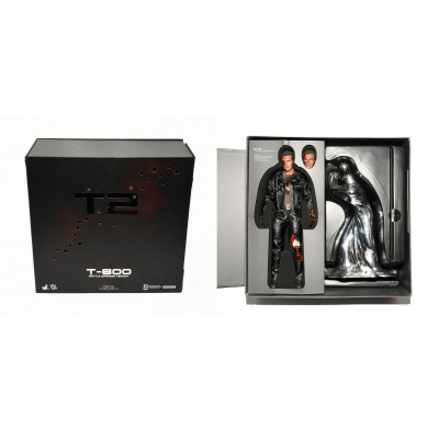 FIGURA TERMINATOR 2 T-800 HOT TOYS SIDESHOW