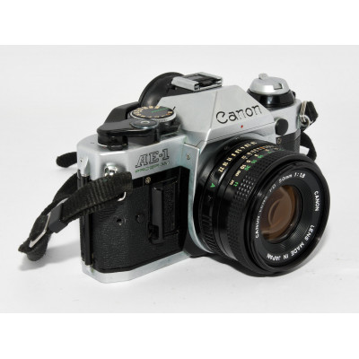 CAMARA ANALOGICA REFLEX CANON AE-1 PROGRAM + 50MM F:1.8