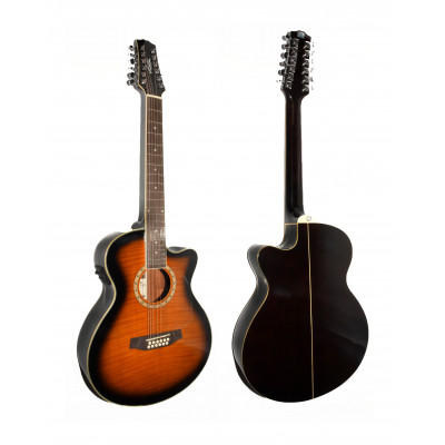 GUITARRA ELECTROACUSTICA ASHTON SL29/12CEQ TSB