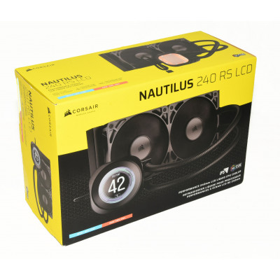 KIT REFRIGERACION LIQUIDA CPU CORSAIR NAUTILUS 240 RS LCD PRECINTADO