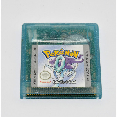CARTUCHO POKEMON EDICION CRISTAL NINTENDO GAMEBOY COLOR
