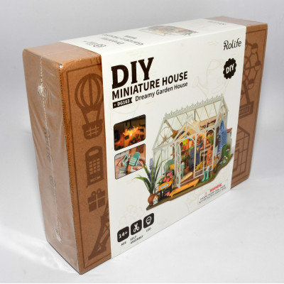 DIY MINIATURE HOUSE. DREAMY GARDEN HOUSE PRECINTADO