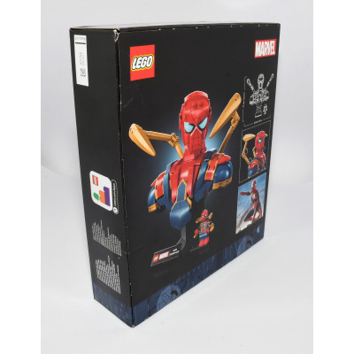 LEGO 76326 IRON SPIDERMAN BUST PRECINTADO