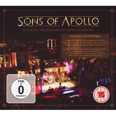 Sons Of Apollo - Live With The Plovdiv Psychotic Symphony (3xCD + DVD-V, Multichannel, NTSC + Album, S/Editio)
