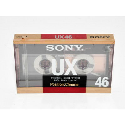 PACK 8 CINTAS CASSETTE SONY UX 46 CHROME CLASS PRECINTADAS