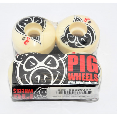 JUEGO 4 RUEDAS SKATE PIG WHEELS PRECINTADAS