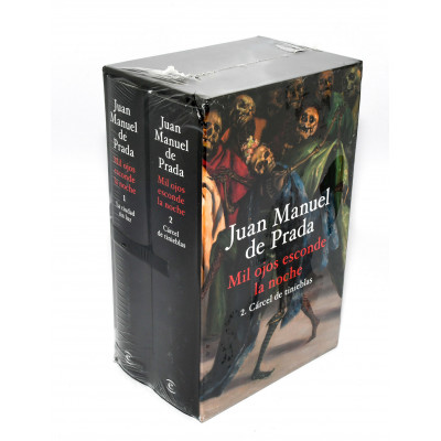 ESTUCHE LIBROS JUAN MANUEL DE PRADA - MIL OJOS ESCONDE LA NOCHE PRECINTADO