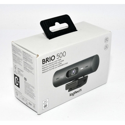 CAMARA WEBCAM LOGITECH BRIO 500 PRECINTADO