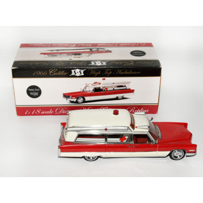 COCHE ESCALA 1966 CADILLAC HIGH TOP AMBULANCE - SUNSET COACH