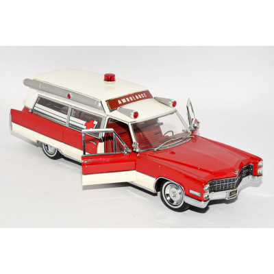 COCHE ESCALA 1966 CADILLAC HIGH TOP AMBULANCE - SUNSET COACH