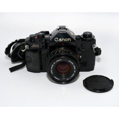 CAMARA REFLEX ANALOGICA CANON A-1 + 50MM F:1.8