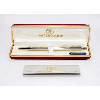 BOLÍGRAFO SETTELAGHI DE PLATA 925
