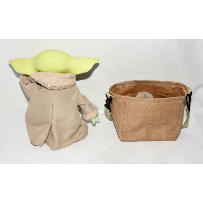 PELUCHE CON SONIDOS THE CHILD EN MOCHILA STAR WARS MANDALORIAN