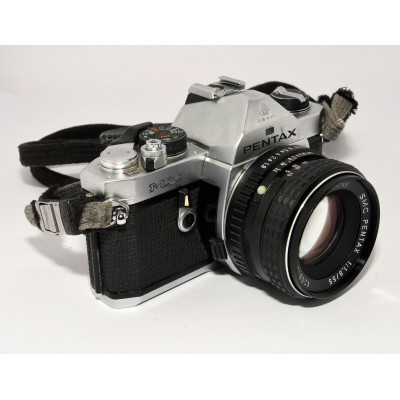 CAMARA REFLEX ANALOGICA PENTAX MX + 55MM F:1.8 + 28MM F:2.8