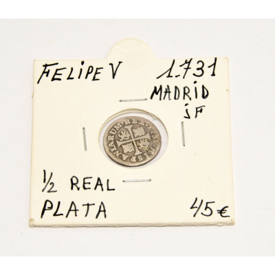 MEDIO REAL FELIPE V 1791 MADRID