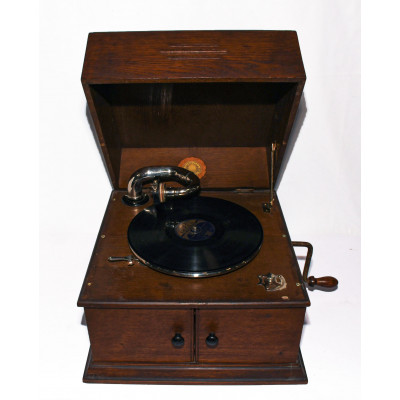 GRAMOFONO MANIVELA POLYPHON MUSIK