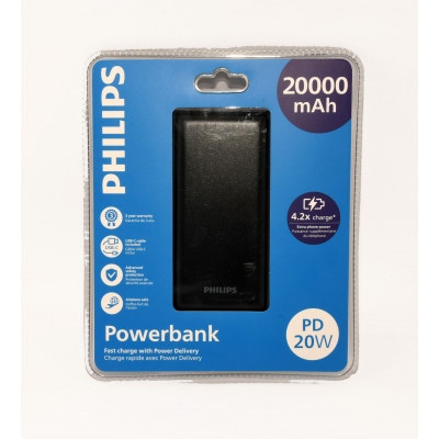 POWER BANK PHILIPS 20000 MAH PRECINTADO