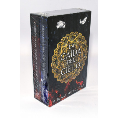 ESTUCHE LIBROS MIRIAM MOSQUERA. LA CAIDA DEL CIELO PRECINTADO