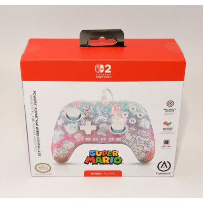 MANDO POWERA NINTENDO SWITCH 2 - SUPER MARIO MUSHROOM PRECINTADO