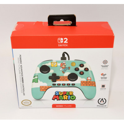 MANDO POWERA NINTENDO SWITCH 2 - SUPER MARIO TIME PRECINTADO