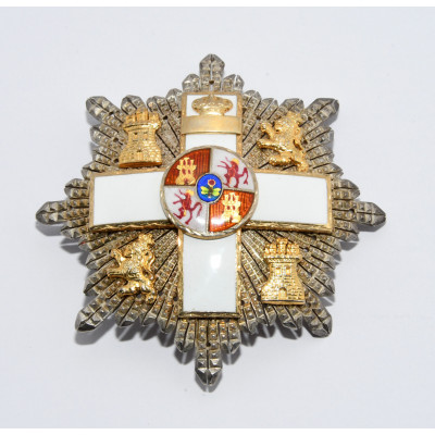 GRAN CRUZ MERITO MILITAR DISTINTIVO BLANCO