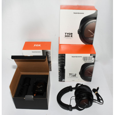 AURICULARES BEYERDYNAMIC TYGR 300 R Y MICROFONO FOX USB