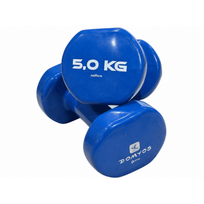 PESAS BUMPER 5KG DOMYOS