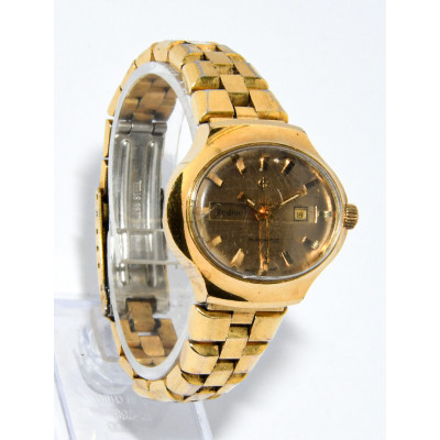 RELOJ ZODIAC AUTOMATICO DORADO
