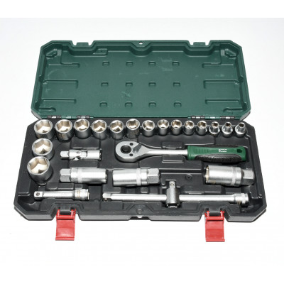 LLAVE DE CARRACA Y VASOS PARKSIDE